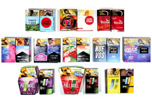 Cigarette Packs with Pack Sleeve